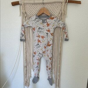 Burt’s bees baby Animal farm Print Kids One Piece